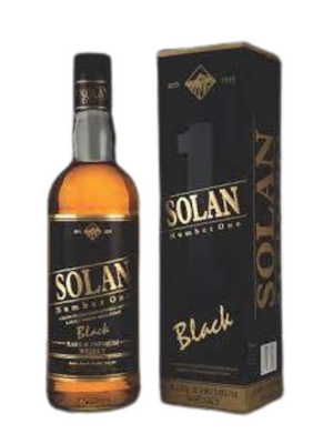 Solan Number One Black Rare and Premium Whisky - The Liquor Estate
